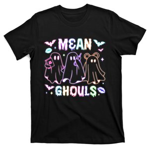 Cute Ghost Mean Ghouls Funny Halloween Costume Spooky Season T-Shirt