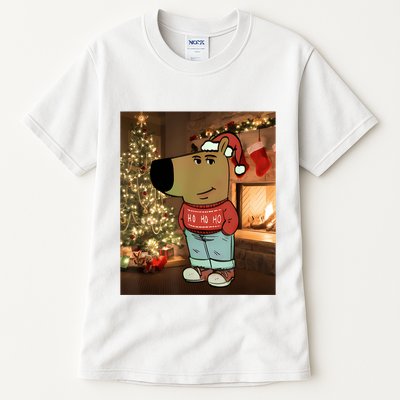 Chill Guy Meme Costume Funny Chill Guy Meme Tall T-Shirt