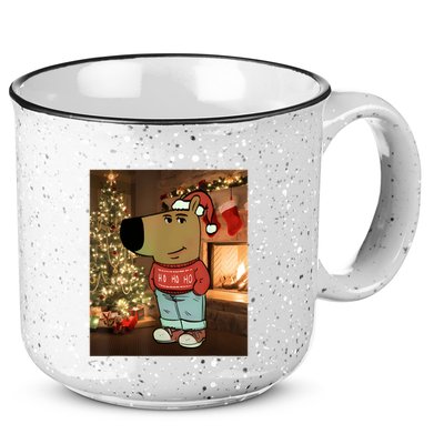 Chill Guy Meme Costume Funny Chill Guy Meme 15oz Campfire Ceramic Mug