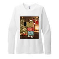 Chill Guy Meme Costume Funny Chill Guy Meme Womens CVC Long Sleeve Shirt