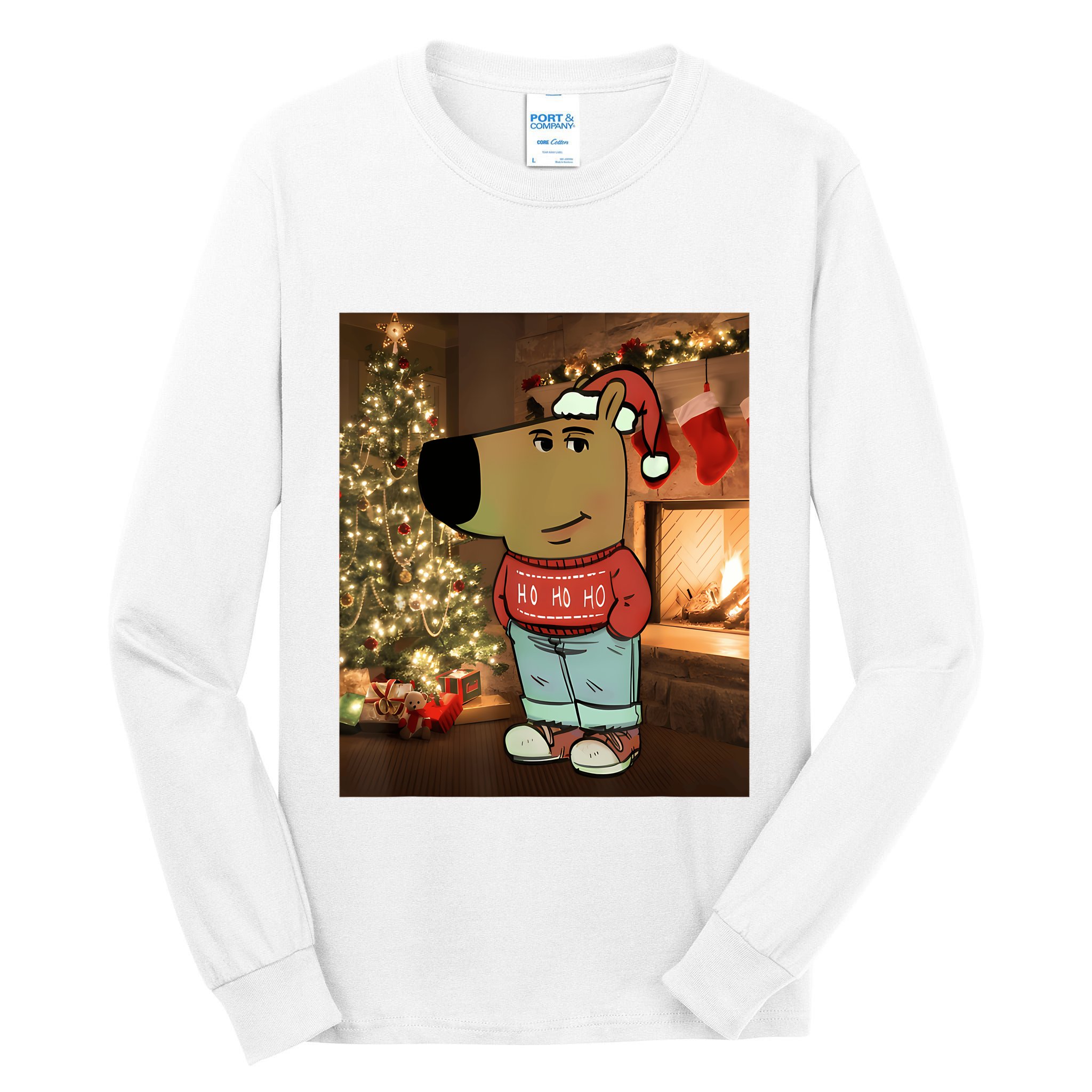 Chill Guy Meme Costume Funny Chill Guy Meme Tall Long Sleeve T-Shirt