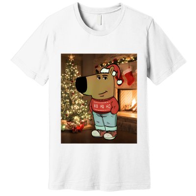 Chill Guy Meme Costume Funny Chill Guy Meme Premium T-Shirt