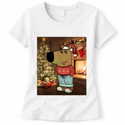 Chill Guy Meme Costume Funny Chill Guy Meme Womens T-Shirt