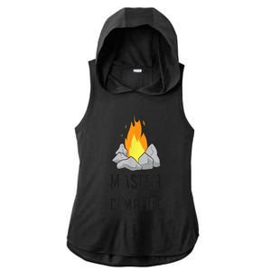 Camper Gift Master Of The Campfire Outdoor Camping Ladies PosiCharge Tri-Blend Wicking Draft Hoodie Tank