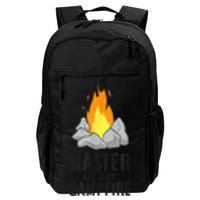 Camper Gift Master Of The Campfire Outdoor Camping Daily Commute Backpack