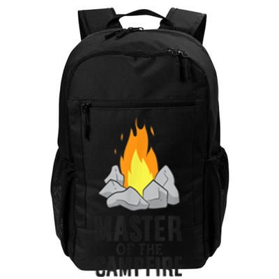 Camper Gift Master Of The Campfire Outdoor Camping Daily Commute Backpack