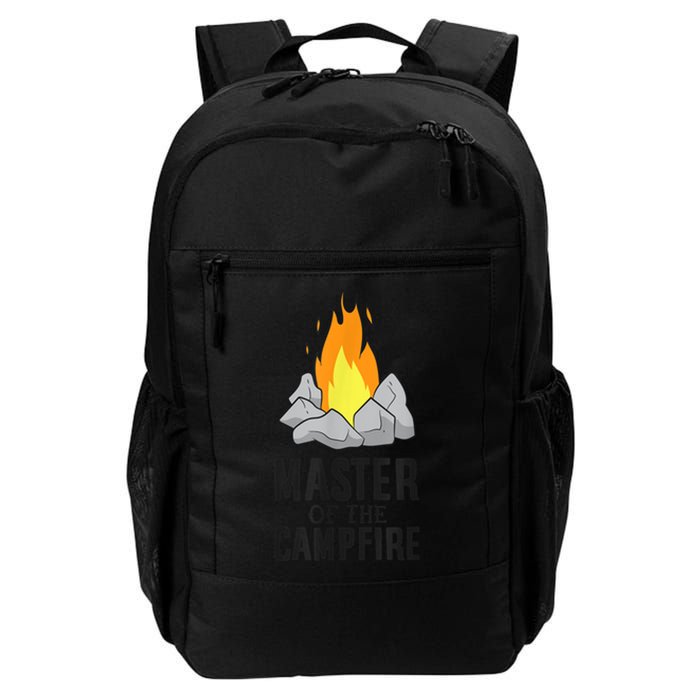 Camper Gift Master Of The Campfire Outdoor Camping Daily Commute Backpack