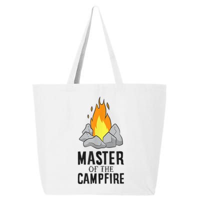 Camper Gift Master Of The Campfire Outdoor Camping 25L Jumbo Tote