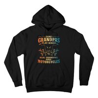 Cool Grandpa Motorcycle Design For Biker Motorbike Hoodie