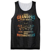 Cool Grandpa Motorcycle Design For Biker Motorbike Mesh Reversible Basketball Jersey Tank