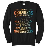 Cool Grandpa Motorcycle Design For Biker Motorbike Tall Sweatshirt