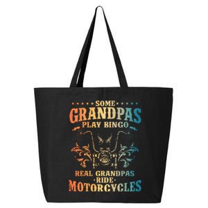 Cool Grandpa Motorcycle Design For Biker Motorbike 25L Jumbo Tote