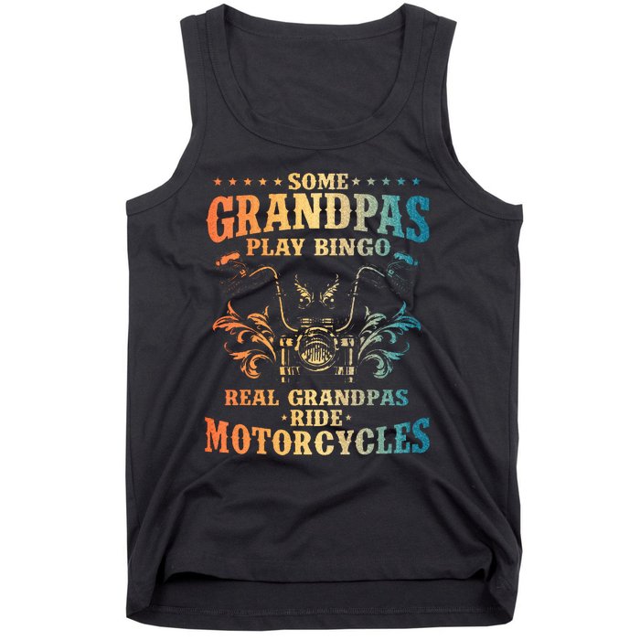 Cool Grandpa Motorcycle Design For Biker Motorbike Tank Top