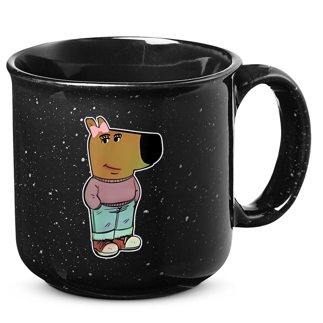 Chill Girl Meme Funny Chill Guy Meme 15oz Campfire Ceramic Mug