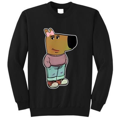 Chill Girl Meme Funny Chill Guy Meme Tall Sweatshirt
