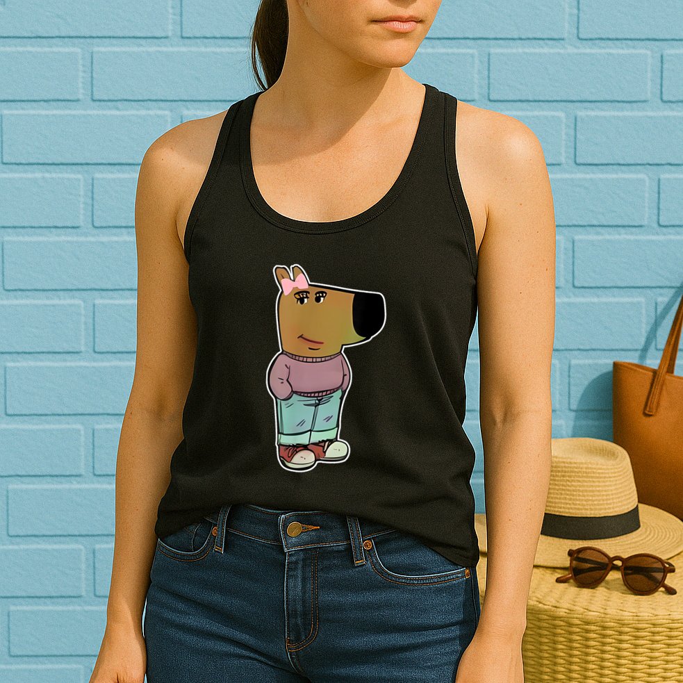 Chill Girl Meme Funny Chill Guy Meme Womens Tank Top