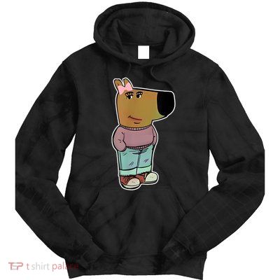 Chill Girl Meme Funny Chill Guy Meme Tie Dye Hoodie