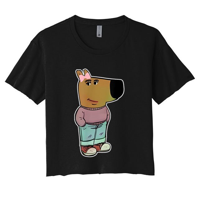 Chill Girl Meme Funny Chill Guy Meme Crop Top