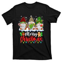 Cute Gnomes Merry Christmas Light Family Gnome Xmas Matching T-Shirt