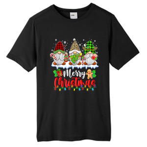 Cute Gnomes Merry Christmas Light Family Gnome Xmas Matching Tall Fusion ChromaSoft Performance T-Shirt