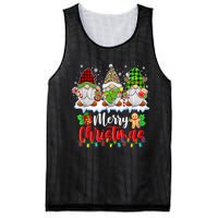 Cute Gnomes Merry Christmas Light Family Gnome Xmas Matching Mesh Reversible Basketball Jersey Tank