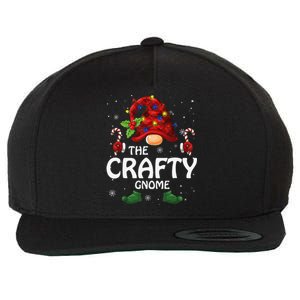 Crafty Gnome Matching Family Group Christmas Party Pajama Wool Snapback Cap