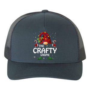 Crafty Gnome Matching Family Group Christmas Party Pajama Yupoong Adult 5-Panel Trucker Hat