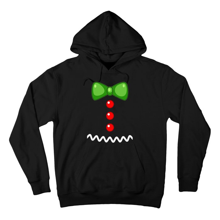 Cute Gingerbread Man Cookie XMas DIY Christmas Costume Hoodie