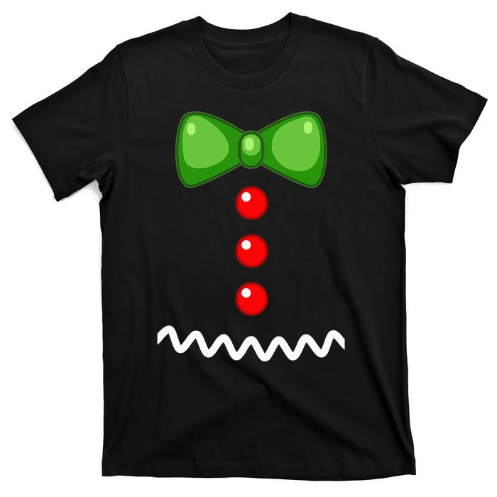 Cute Gingerbread Man Cookie XMas DIY Christmas Costume T-Shirt