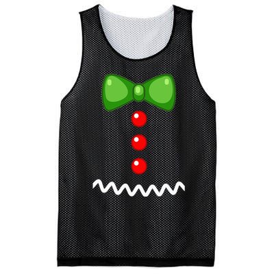 Cute Gingerbread Man Cookie XMas DIY Christmas Costume Mesh Reversible Basketball Jersey Tank