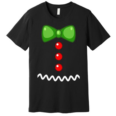 Cute Gingerbread Man Cookie XMas DIY Christmas Costume Premium T-Shirt