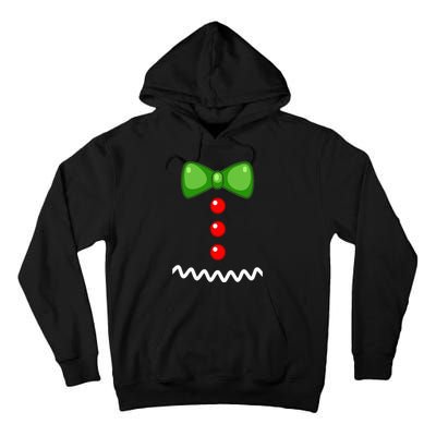 Cute Gingerbread Man Cookie XMas DIY Christmas Costume Tall Hoodie