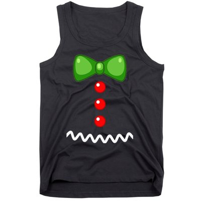 Cute Gingerbread Man Cookie XMas DIY Christmas Costume Tank Top