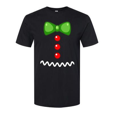 Cute Gingerbread Man Cookie XMas DIY Christmas Costume Softstyle CVC T-Shirt