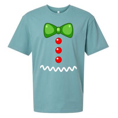 Cute Gingerbread Man Cookie XMas DIY Christmas Costume Sueded Cloud Jersey T-Shirt