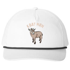 Cute Goat Mom Illustration Lovers Gifts Owner Farmer Gift Snapback Five-Panel Rope Hat