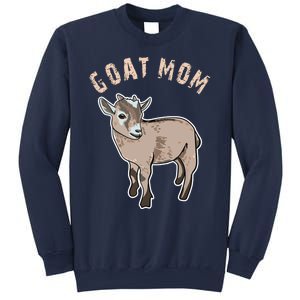 Cute Goat Mom Illustration Lovers Gifts Owner Farmer Gift Sweatshirt