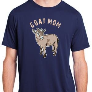 Cute Goat Mom Illustration Lovers Gifts Owner Farmer Gift Adult ChromaSoft Performance T-Shirt