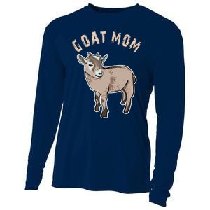 Cute Goat Mom Illustration Lovers Gifts Owner Farmer Gift Cooling Performance Long Sleeve Crew