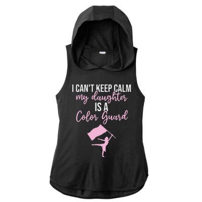 Color Guard Mom Dad Marching Band Colorguard Color Guard Ladies PosiCharge Tri-Blend Wicking Draft Hoodie Tank