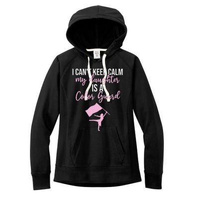 Color Guard Mom Dad Marching Band Colorguard Color Guard Women's Fleece Hoodie