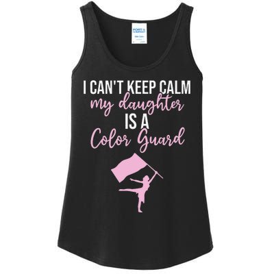 Color Guard Mom Dad Marching Band Colorguard Color Guard Ladies Essential Tank