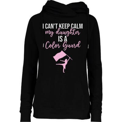 Color Guard Mom Dad Marching Band Colorguard Color Guard Womens Funnel Neck Pullover Hood