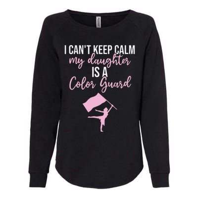 Color Guard Mom Dad Marching Band Colorguard Color Guard Womens California Wash Sweatshirt