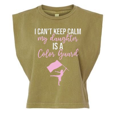 Color Guard Mom Dad Marching Band Colorguard Color Guard Garment-Dyed Women's Muscle Tee