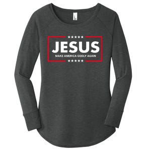 Christian Gifts Make America Godly Again Women's Perfect Tri Tunic Long Sleeve Shirt