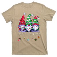 Cute Gnomes Merry Christmas Light Family Gnome Xmas Matching T-Shirt