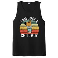 Chill Guy Meme Dog Cool Internet Statement PosiCharge Competitor Tank