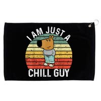 Chill Guy Meme Dog Cool Internet Statement Grommeted Golf Towel