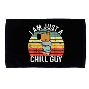 Chill Guy Meme Dog Cool Internet Statement Microfiber Hand Towel